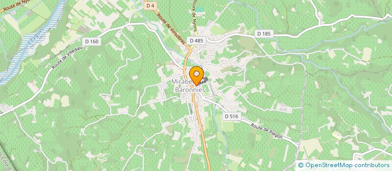 localisation de l'entreprise CENTRE COMMUNAL D ACTION SOCIALE à MIRABEL-AUX-BARONNIES