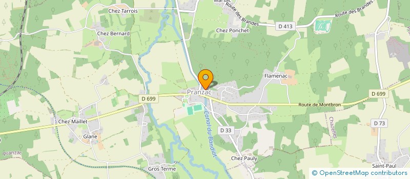localisation de l'entreprise CENTRE COMMUNAL D'ACTION SOCIALE à LA ROCHEFOUCAULD-EN-ANGOUMOIS
