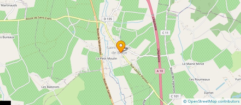 localisation de l'entreprise CENTRE COMMUNAL D'ACTION SOCIALE à VAL-DE-LIVENNE
