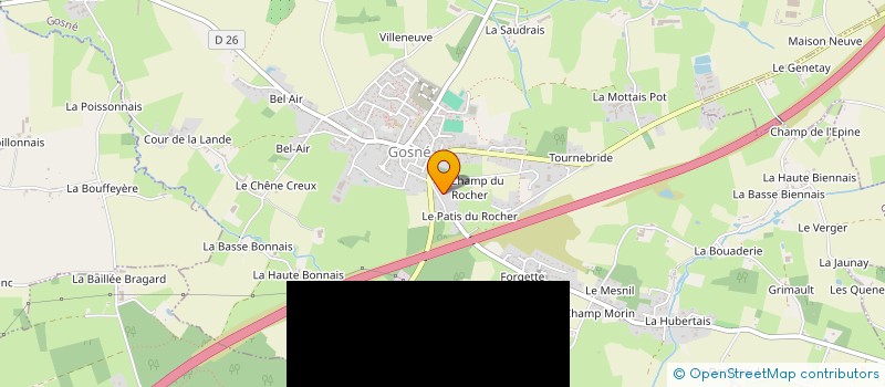 localisation de l'entreprise CENTRE COMMUNAL D'ACTION SOCIALE à RIVES-DU-COUESNON
