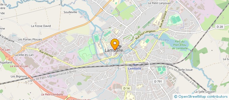 localisation de l'entreprise CENTRE COMMUNAL D' ACTION SOCIALE à LAMBALLE-ARMOR