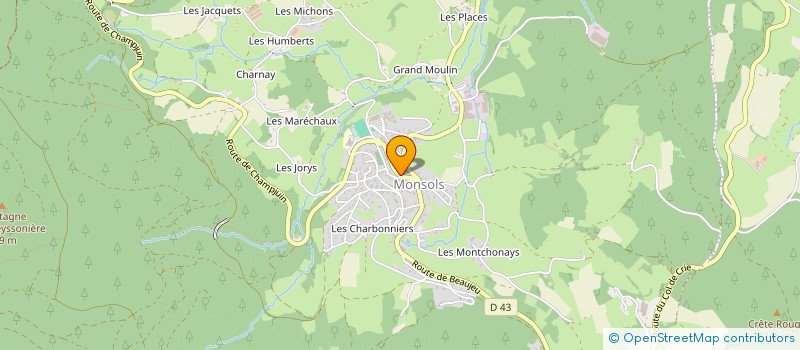 localisation de l'entreprise CENTRE COMMUNAL D'ACTION SOCIALE à DEUX-GROSNES