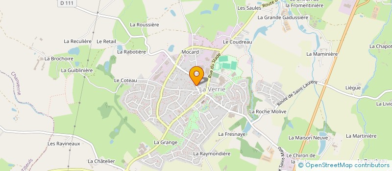 localisation de l'entreprise CENTRE COMMUNAL D'ACTION SOCIALE à CHANVERRIE