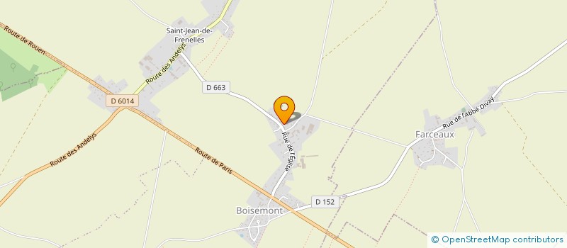 localisation de l'entreprise CENTRE COMMUNAL D'ACTION SOCIALE à FRENELLES-EN-VEXIN