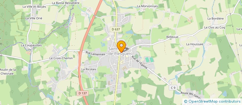 localisation de l'entreprise CENTRE COMMUNAL D'ACTION SOCIALE à MESNIL-ROC'H