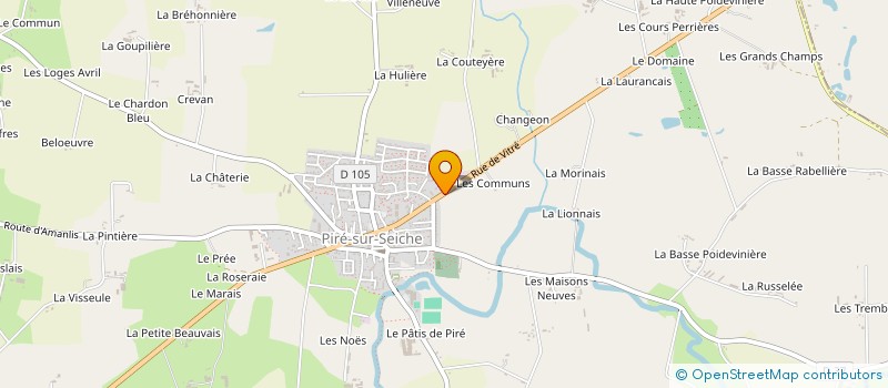 localisation de l'entreprise CENTRE COMMUNAL D'ACTION SOCIALE à PIRE-CHANCE