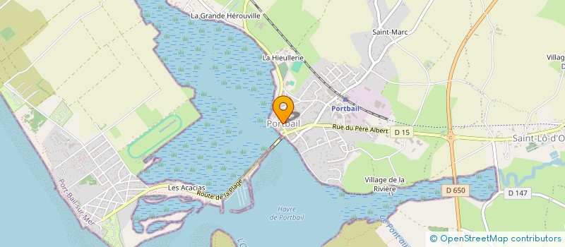 localisation de l'entreprise CENTRE COMMUNAL D'ACTION SOCIALE à PORT-BAIL-SUR-MER