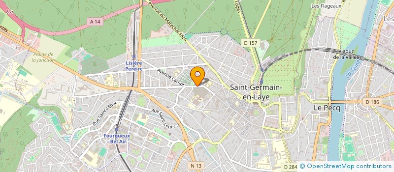 localisation de l'entreprise CENTRE COMMUNAL D'ACTION SOCIALE à SAINT-GERMAIN-EN-LAYE