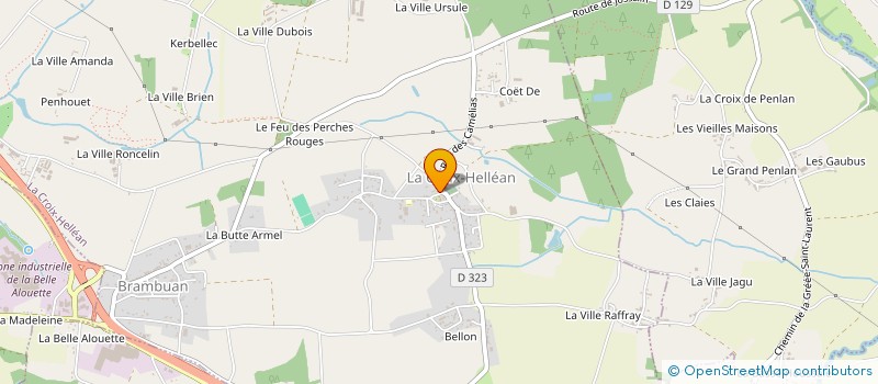 localisation de l'entreprise CENTRE COMMUNAL D' ACTION SOCIALE à FORGES DE LANOUEE