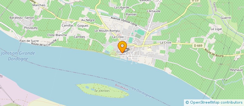 localisation de l'entreprise CENTRE COMMUNAL D'ACTION SOCIALE à BOURG