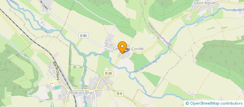 localisation de l'entreprise CENTRE COMMUNAL D'ACTION SOCIALE à CELLES-LES-CONDE