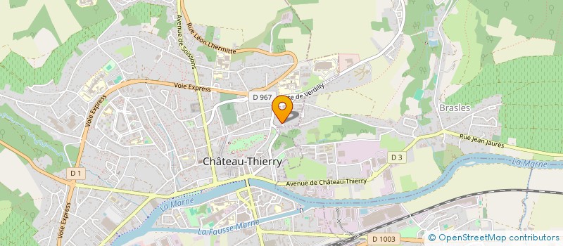 localisation de l'entreprise CENTRE COMMUNAL D'ACTION SOCIALE à ESSOMES-SUR-MARNE