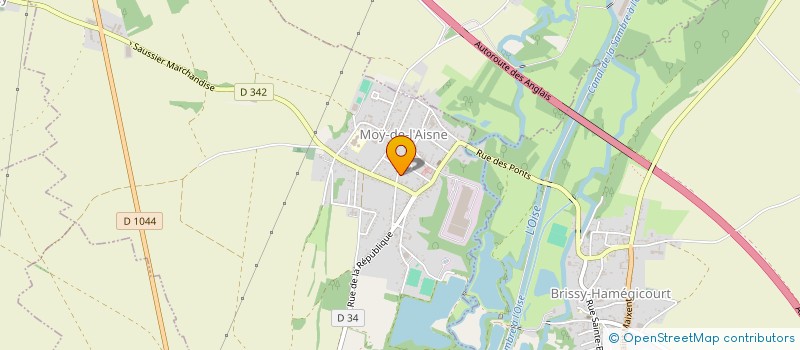 localisation de l'entreprise CENTRE COMMUNAL D'ACTION SOCIALE à MOY-DE-L'AISNE