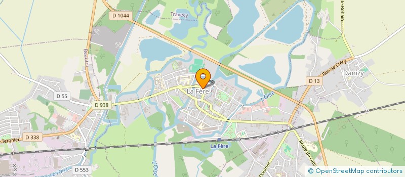 localisation de l'entreprise CENTRE COMMUNAL D'ACTION SOCIALE  NOUVION-LE-COMTE