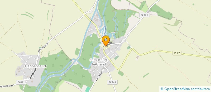 localisation de l'entreprise CENTRE COMMUNAL D'ACTION SOCIALE à SERAUCOURT-LE-GRAND