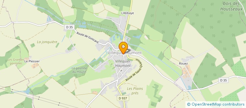 localisation de l'entreprise CENTRE COMMUNAL D'ACTION SOCIALE à VILLEQUIER-AUMONT