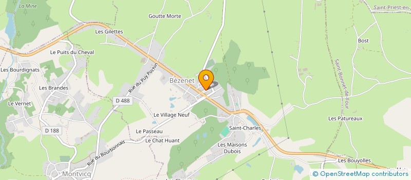localisation de l'entreprise CENTRE COMMUNAL D'ACTION SOCIALE à MONTVICQ