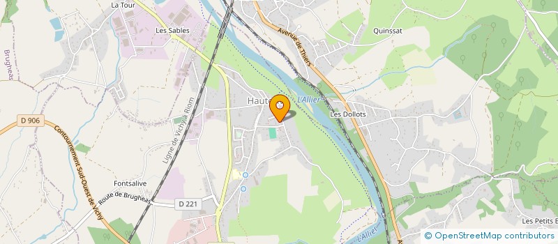 localisation de l'entreprise CENTRE COMMUNAL D'ACTION SOCIALE  SAINT-YORRE
