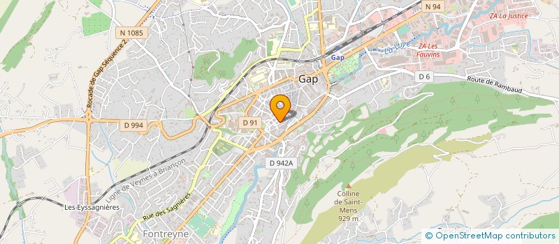 localisation de l'entreprise CENTRE COMMUNAL D'ACTION SOCIALE à GAP