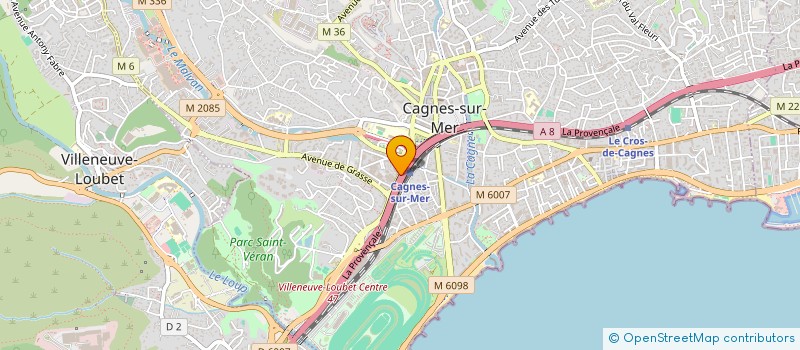 localisation de l'entreprise CENTRE COMMUNAL D'ACTION SOCIALE à CAGNES-SUR-MER