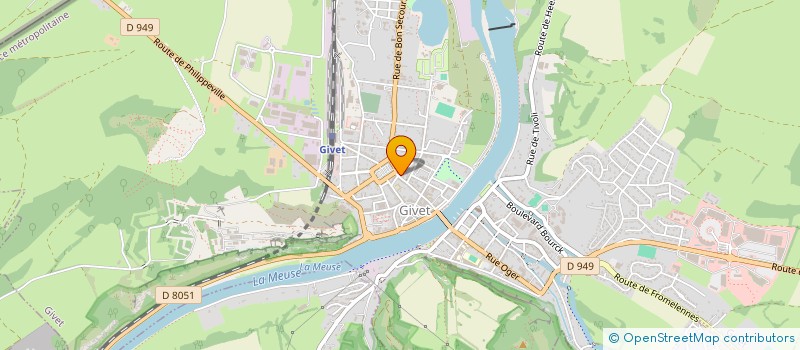 localisation de l'entreprise CENTRE COMMUNAL D'ACTION SOCIALE  FROMELENNES