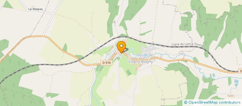 localisation de l'entreprise CENTRE COMMUNAL D'ACTION SOCIALE  LOGNY-BOGNY