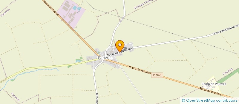 localisation de l'entreprise CENTRE COMMUNAL D'ACTION SOCIALE  PAUVRES