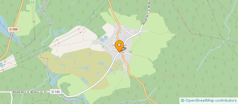 localisation de l'entreprise CENTRE COMMUNAL D'ACTION SOCIALE  SECHEVAL