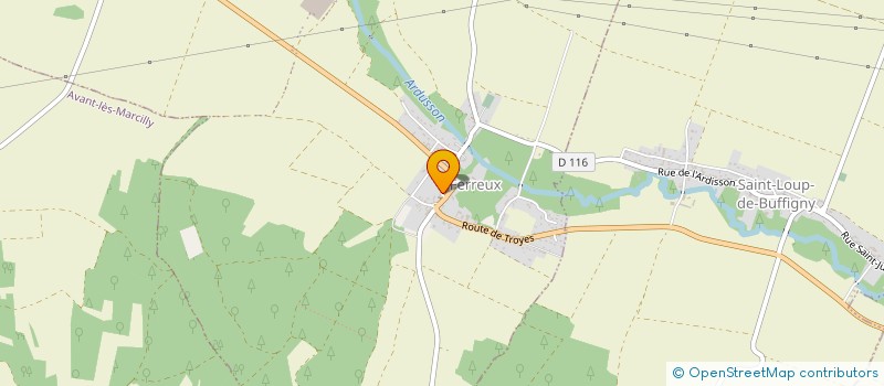 localisation de l'entreprise CENTRE COMMUNAL D'ACTION SOCIALE  FERREUX-QUINCEY