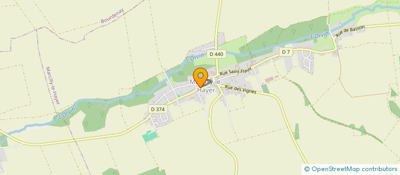 localisation de l'entreprise CENTRE COMMUNAL D'ACTION SOCIALE à MARCILLY-LE-HAYER