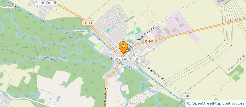 localisation de l'entreprise CENTRE COMMUNAL D'ACTION SOCIALE  MESGRIGNY