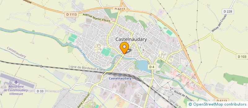 localisation de l'entreprise CENTRE COMMUNAL D'ACTION SOCIALE à CASTELNAUDARY