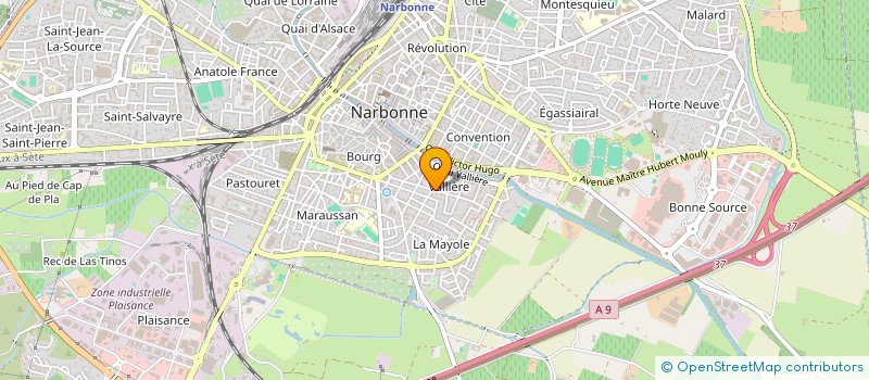 localisation de l'entreprise CENTRE COMMUNAL D'ACTION SOCIALE à NARBONNE