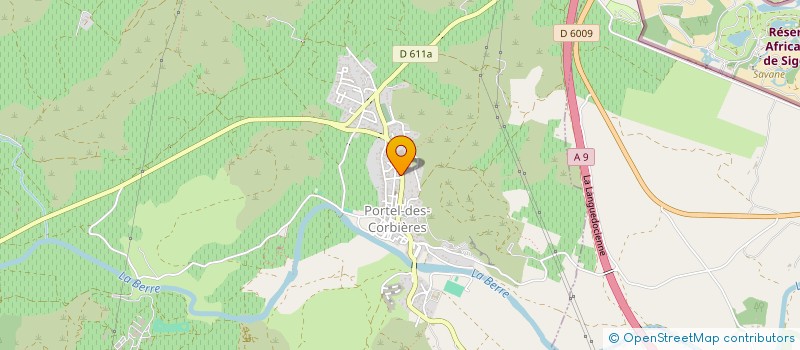 localisation de l'entreprise CENTRE COMMUNAL D'ACTION SOCIALE à PORTEL-DES-CORBIERES