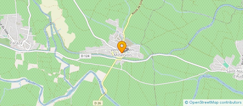 localisation de l'entreprise CENTRE COMMUNAL D'ACTION SOCIALE à VENTENAC-EN-MINERVOIS