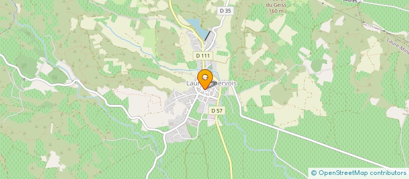 localisation de l'entreprise CENTRE COMMUNAL D'ACTION SOCIALE à LAURE-MINERVOIS