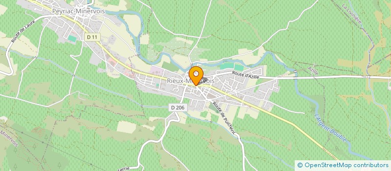 localisation de l'entreprise CENTRE COMMUNAL D'ACTION SOCIALE à RIEUX-MINERVOIS