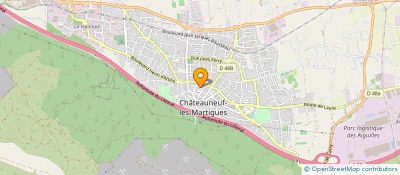 localisation de l'entreprise CENTRE COMMUNAL D'ACTION SOCIALE à CHATEAUNEUF-LES-MARTIGUES