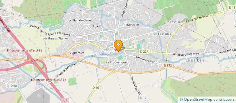 localisation de l'entreprise CENTRE COMMUNAL D'ACTION SOCIALE à PELISSANNE