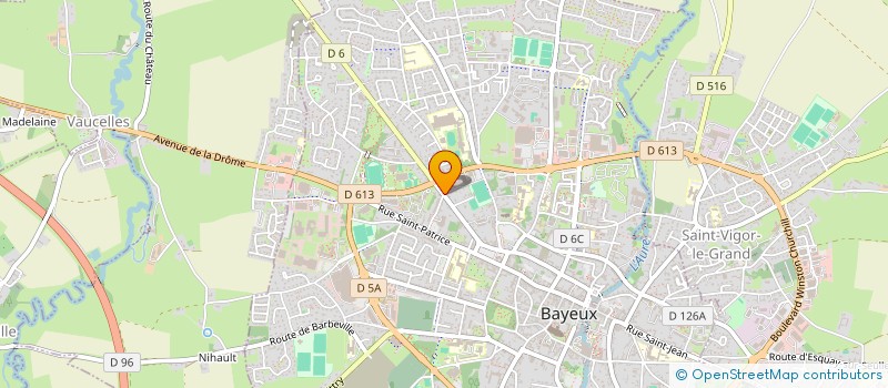 localisation de l'entreprise CENTRE COMMUNAL D ACTION SOCIALE à BAYEUX
