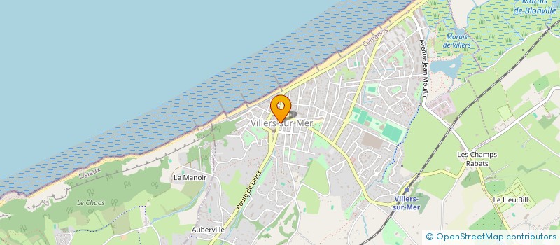 localisation de l'entreprise CENTRE COMMUNAL D'ACTION SOCIALE à VILLERS-SUR-MER