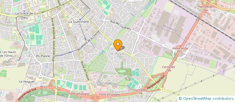 localisation de l'entreprise CENTRE COMMUNAL D'ACTION SOCIALE à CORMELLES-LE-ROYAL