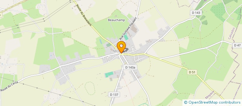 localisation de l'entreprise CENTRE COMMUNAL D'ACTION SOCIALE  MOYAUX