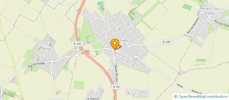 localisation de l'entreprise CENTRE COMMUNAL D'ACTION SOCIALE  MATHIEU