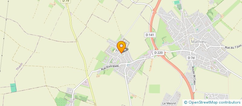 localisation de l'entreprise CENTRE COMMUNAL D'ACTION SOCIALE  ANISY