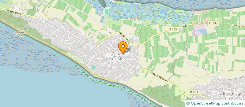 localisation de l'entreprise CENTRE COMMUNAL D'ACTION SOCIALE à LA COUARDE-SUR-MER