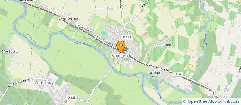 localisation de l'entreprise CENTRE COMMUNAL D ACTION SOCIALE à CHANIERS