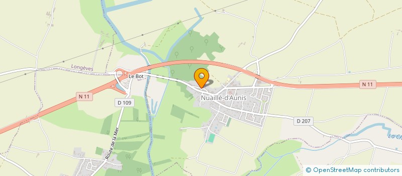 localisation de l'entreprise CENTRE COMMUNAL D'ACTION SOCIALE  NUAILLE-D'AUNIS