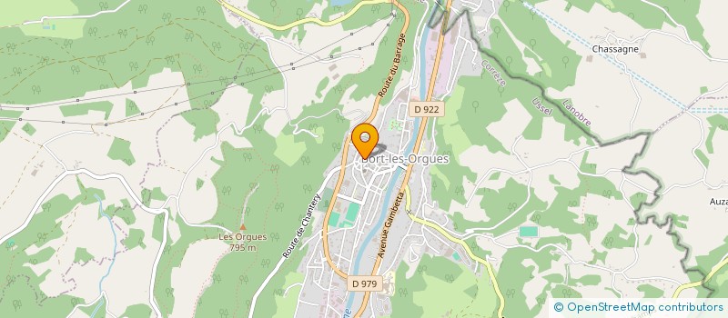 localisation de l'entreprise CENTRE COMMUNAL D'ACTION SOCIALE à BORT LES ORGUES