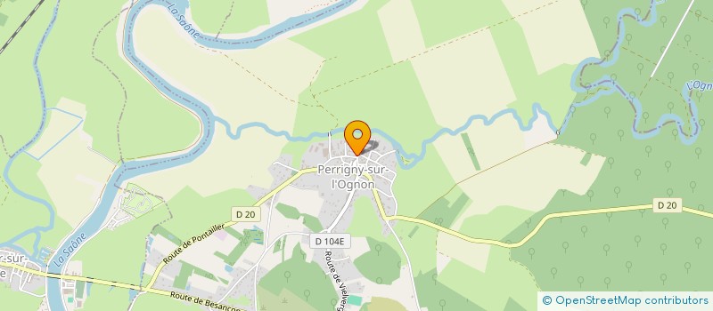 localisation de l'entreprise CENTRE COMMUNAL D'ACTION SOCIALE à PERRIGNY SUR L'OGNON